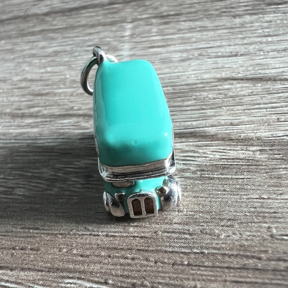 Tiffany & Co. blue enamel double decker bus charm - Picture 7 of 10
